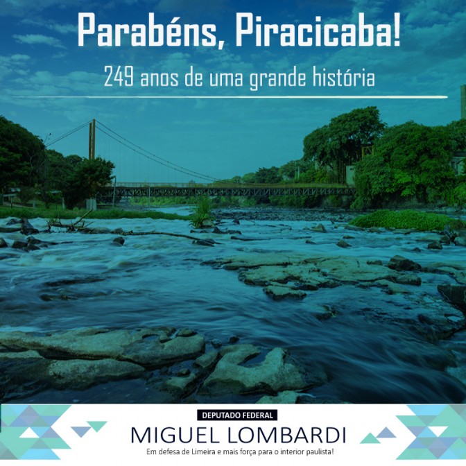 Parabéns, Piracicaba!