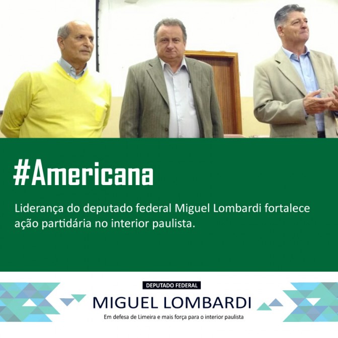 Mais força para Americana!