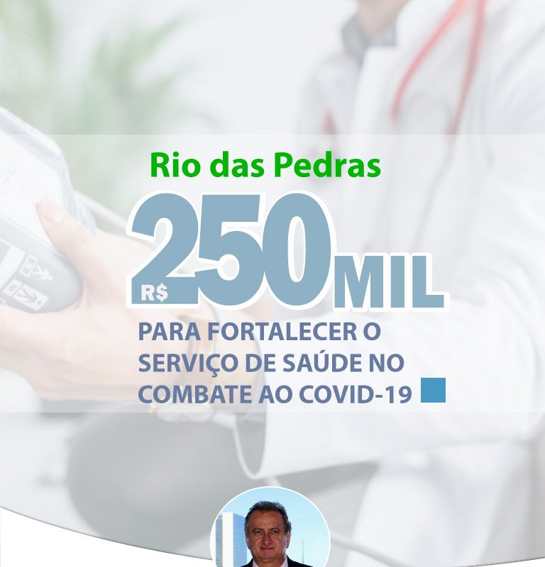 Saúde de Rio das Pedras recebe R$ 250 mil