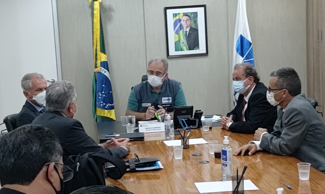 Com Mário, deputado Miguel reforça pedidos para Limeira em encontro com o ministro da Saúde