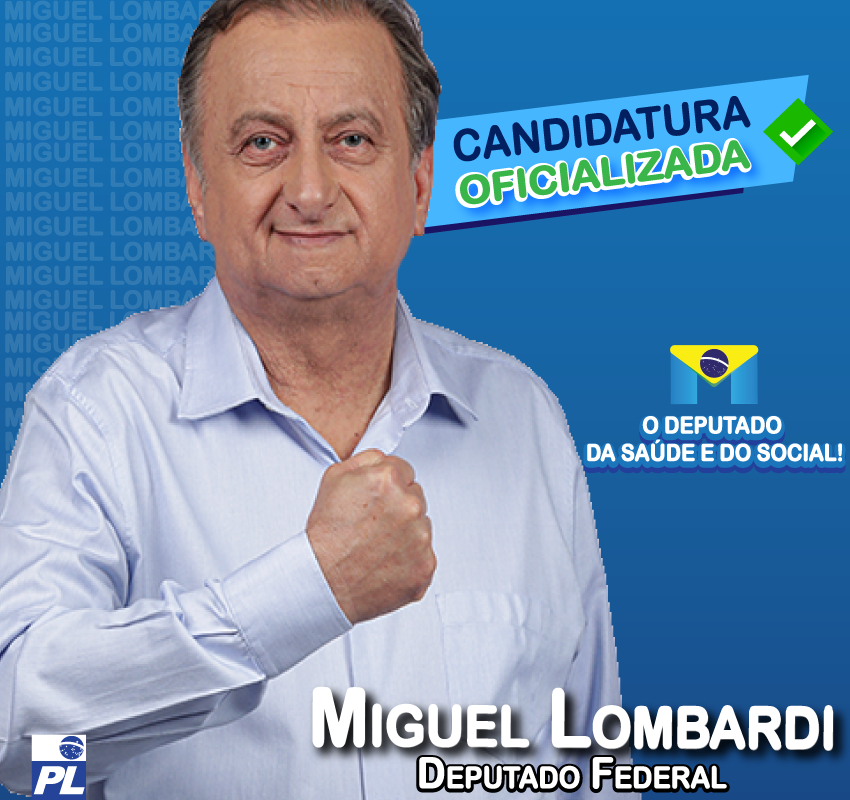 Convenção oficializa nome de Miguel Lombardi como candidato a deputado federal